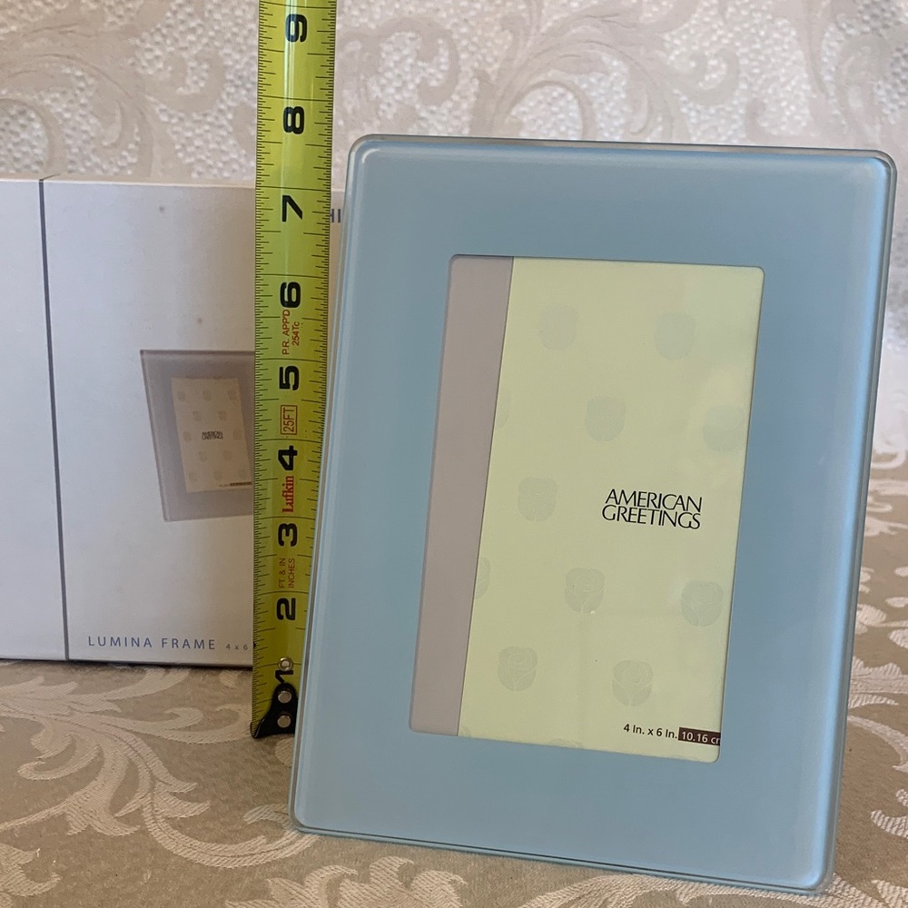 American Greetings Light Blue 4x6 Photo Frame - Picture 2 of 4